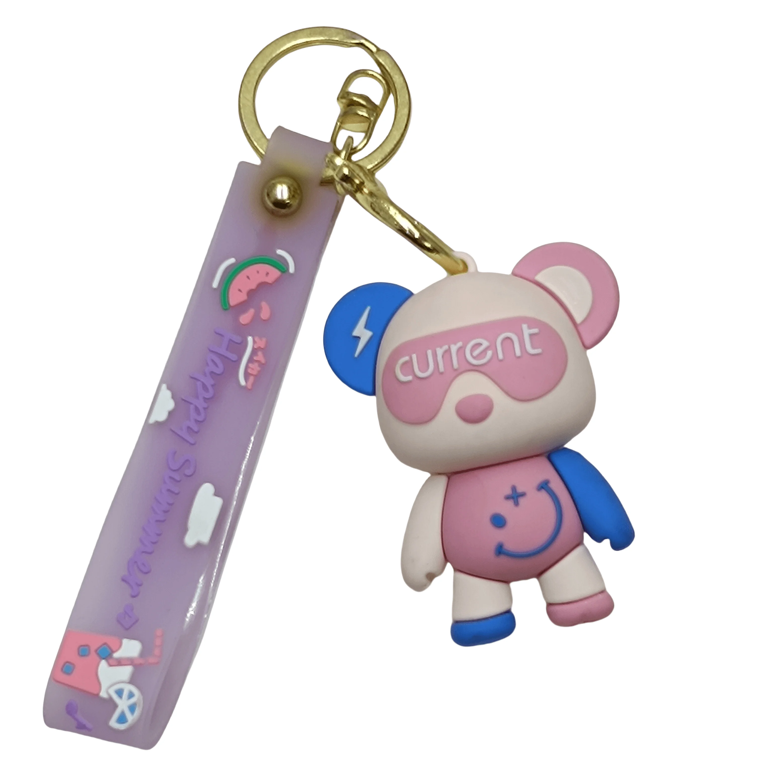 3d Keychain Custom in Pen Three Dimensional Data Bali  Mustang Dice Fastener Dumbbell Office Cotton Key Chains