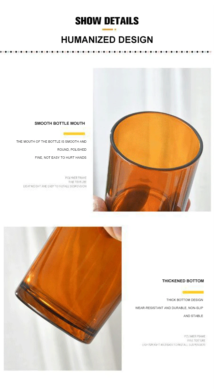 Wholesale High Quality 300ml Luxury Candle Jars Glass Daily Use Home