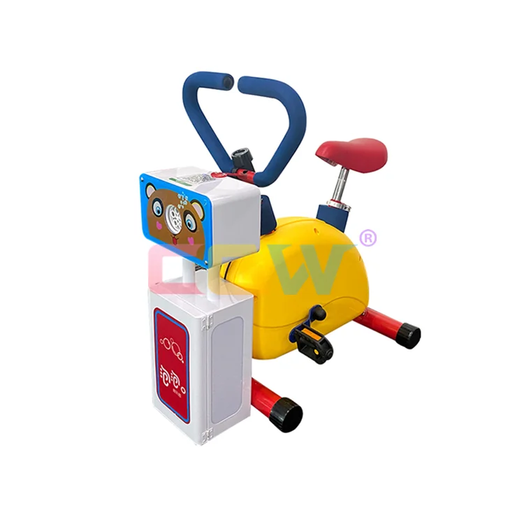CGW Kids Arcade Rides Sport Arcade Game Machine Coin Operated Fun Bubble Bicycle Sports Equipment  for Kids