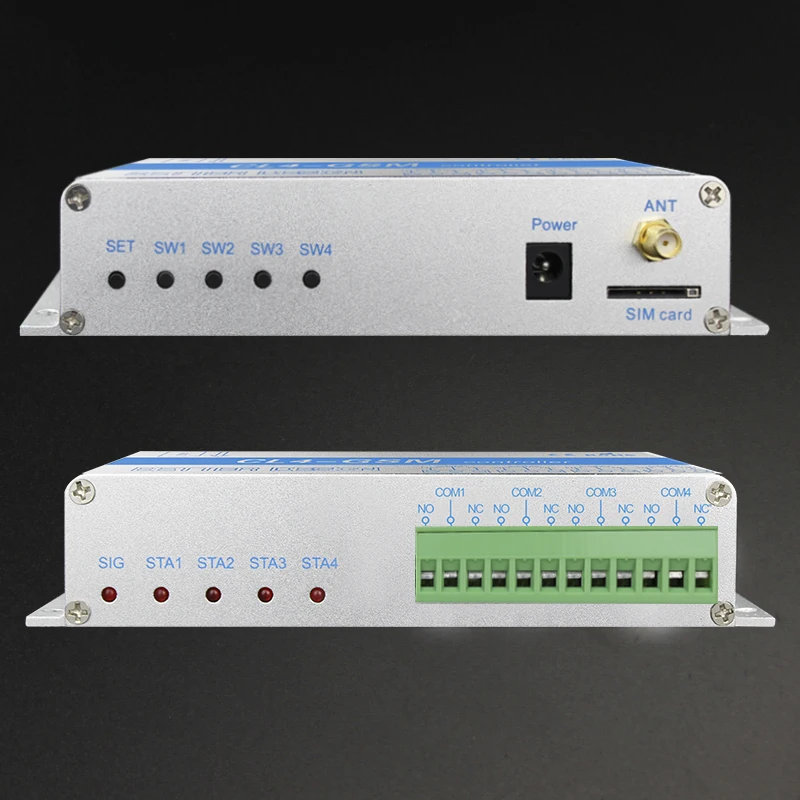 GSM 8 Way Relay Controller Smart Home Power Switch SMS Call Temperature Sensor Remote Control Gate Opener Lock Server