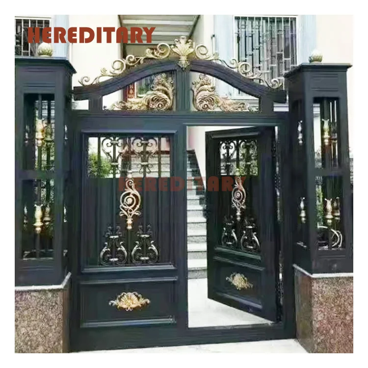Motorized Driveway Gates and Simple Design Main Gate Design