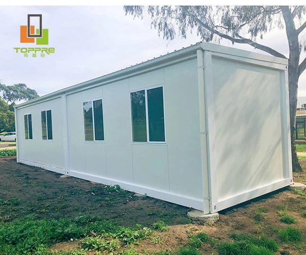 TOPPRE Luxury Container Double Room Houses Set Quick Construction Campsite Homes Puerto Casas Prefabricated Detachable Container