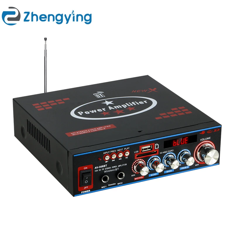 Zhengying AV-308BoundパワーアンプKTV Ser Mini HiFiステレオ