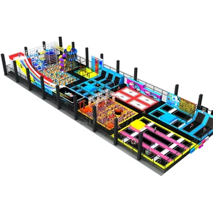 Professional Big Kids Jump Trampoline Park Equipment Commercial Fitness Indoor Trampoline