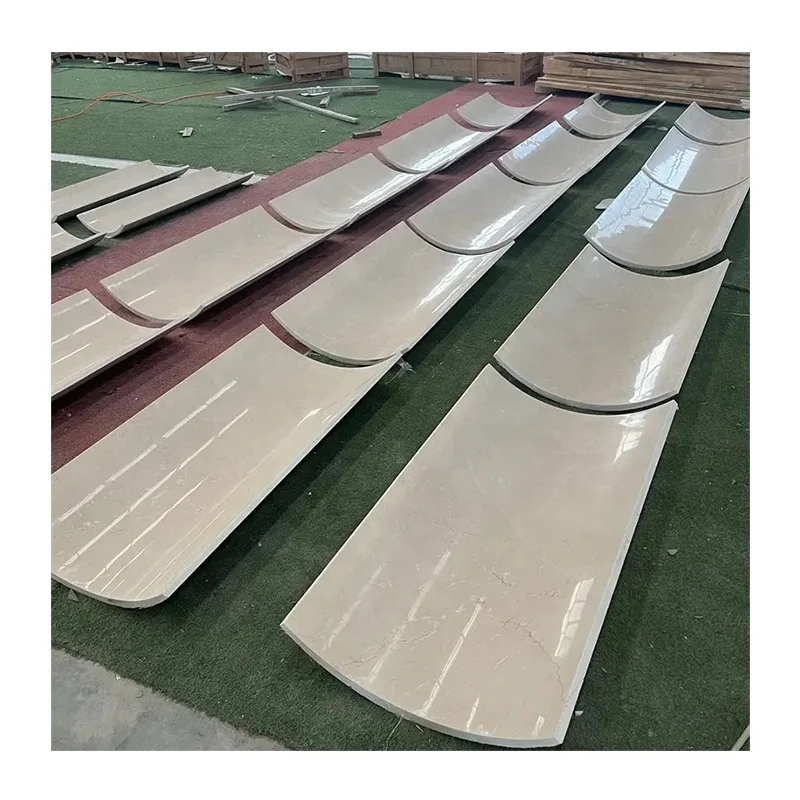 Изготовленные на заказ бежевые мраморные колонны, полые колонны из камня для оформления отелей, вилл и домашнего интерьера