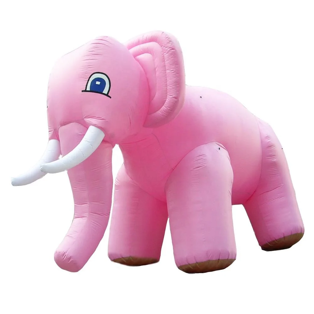 Outdoor Advertising Giant Inflatable Elephant 2m Animal Mascot Real Blow Up White  Elephant For Parade Show - AliExpress