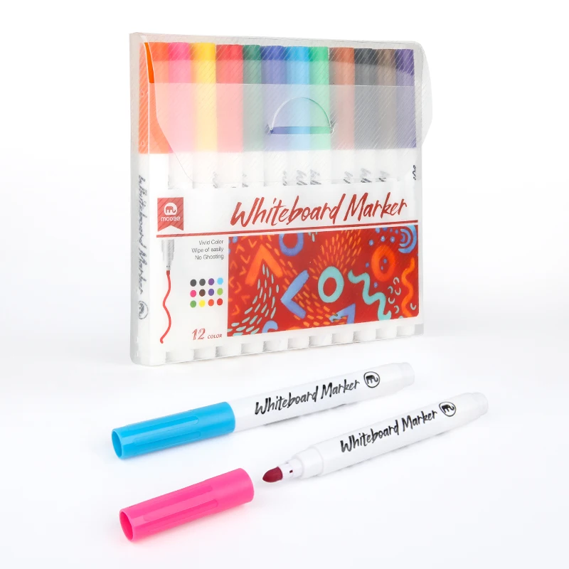 Mobee P-228 Factory Supply Multicolored Whiteboard Marker Mini Dry