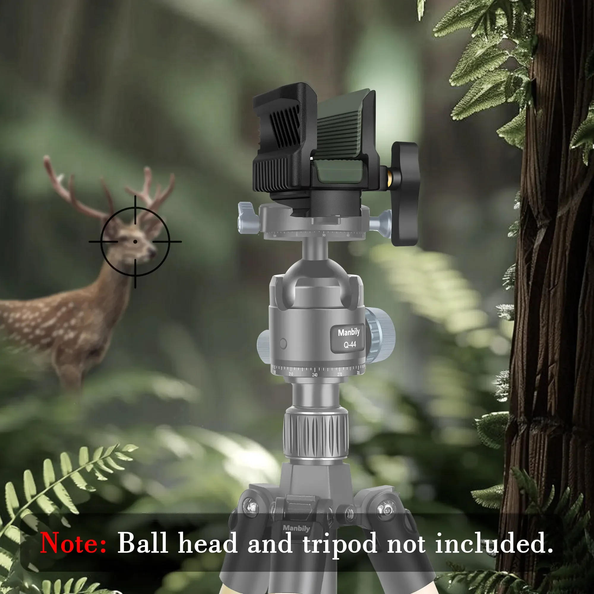 Dgfweg Lightweight Construction And Universal Clamp For Hunting, Shooting And Outdoors, Black/OD Green - View #12