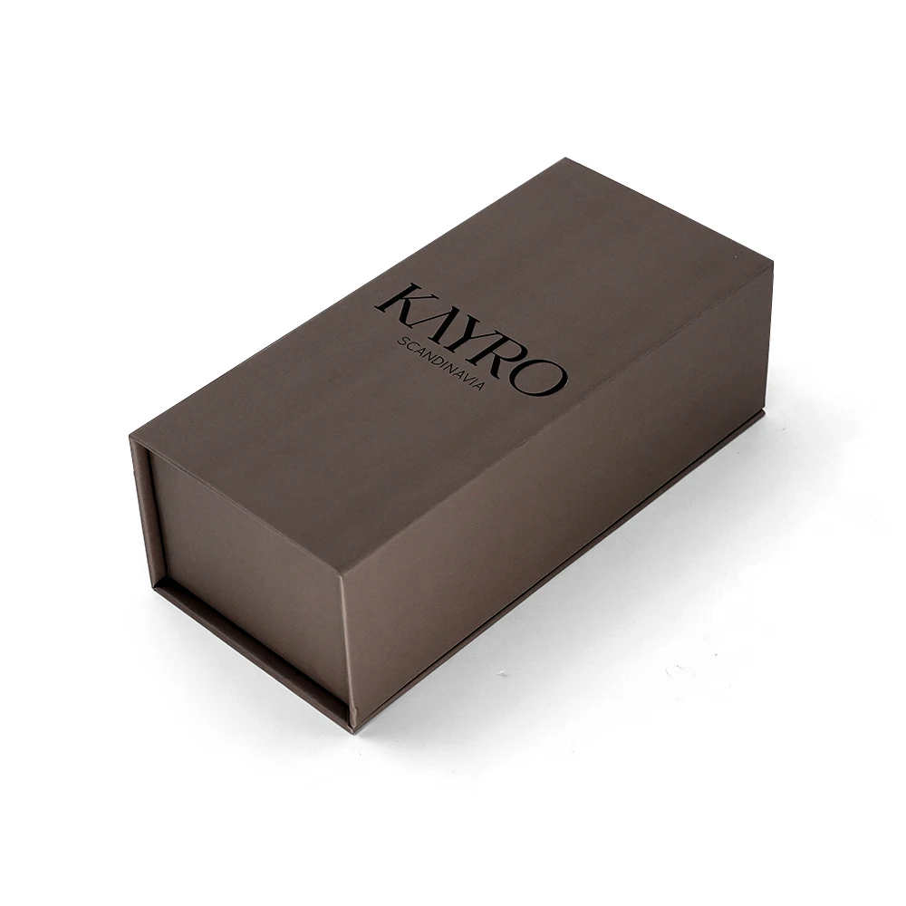 UV Coat Magnet Flip Box for 50ml 100ml Serum Perfume Oud Bossing Printing Label Magnetic Gift Packaging Box for Skincare Bottle