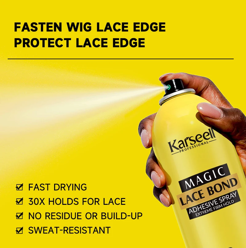 New Arrivals Private Label Aerosol Tank Strong Hold Wig Melting Spray