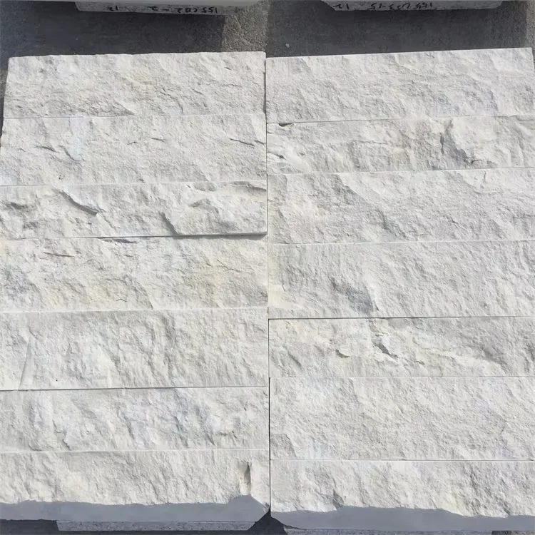 product natural split beige limestone cut to size slab exterior wall cladding for hotels church modern 3d design easy installation763-1