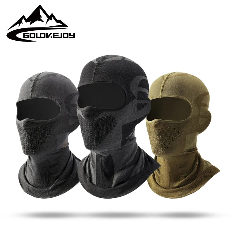 GOLOVEJOY DTJ40 Balaclava Windproof Face Cover Ski Custom Embroidered Logo  Balaclava With Ears