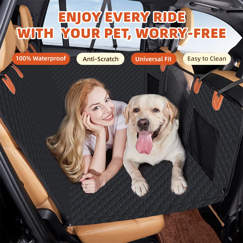 Wholesale Waterproof Oxford Eco-Friendly Pet Back Seat Cover 600D Heav - product detail 2