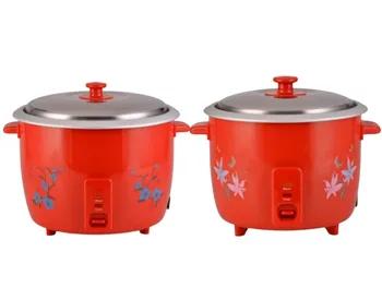 Non-stick Coating Inner Pots  small kitchen appliances Stainless Steel Household Items  OEM Portable 2L flower rice cooker