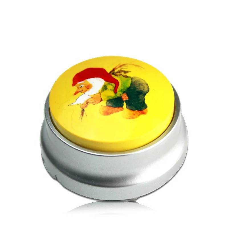 Factory Mini Answer Buzzers Custom Sound Button for Gift Happy Birthday Christmas Gift Music Box Funny Easy Talking Button