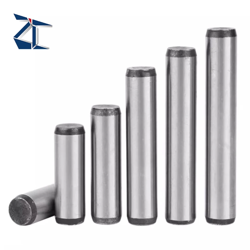 product high rated precision stainless steel hardness stepped threaded knurled dowel pin-60