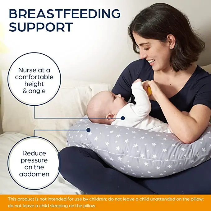 Nursing Pillow & Pregnancy Pillow Pillow For Sleeping Breastfeeding