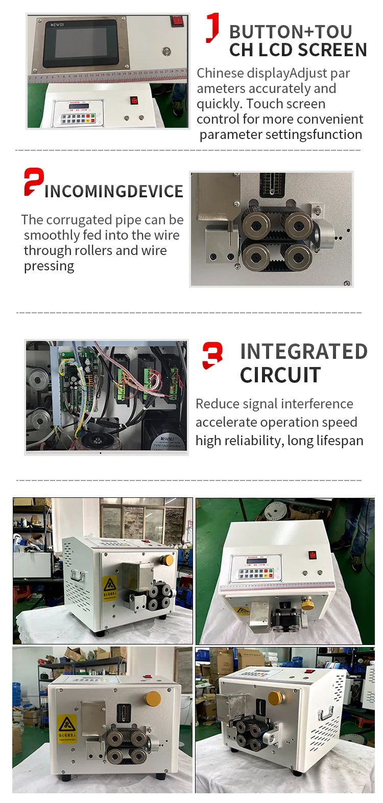 Fully Automatic Rubber/PVC/Hose/Pipe/Tube Cutter  Cutting Machine