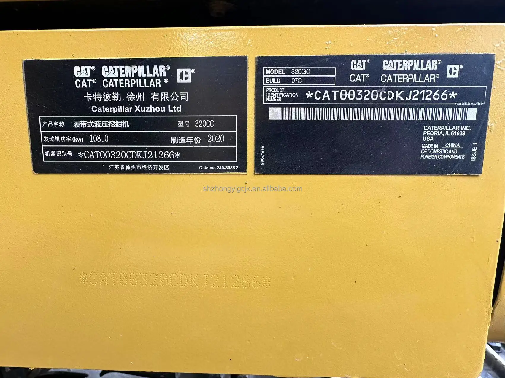 Original Hydraulic Caterpillar Cat 320gc Used Excavator High ...