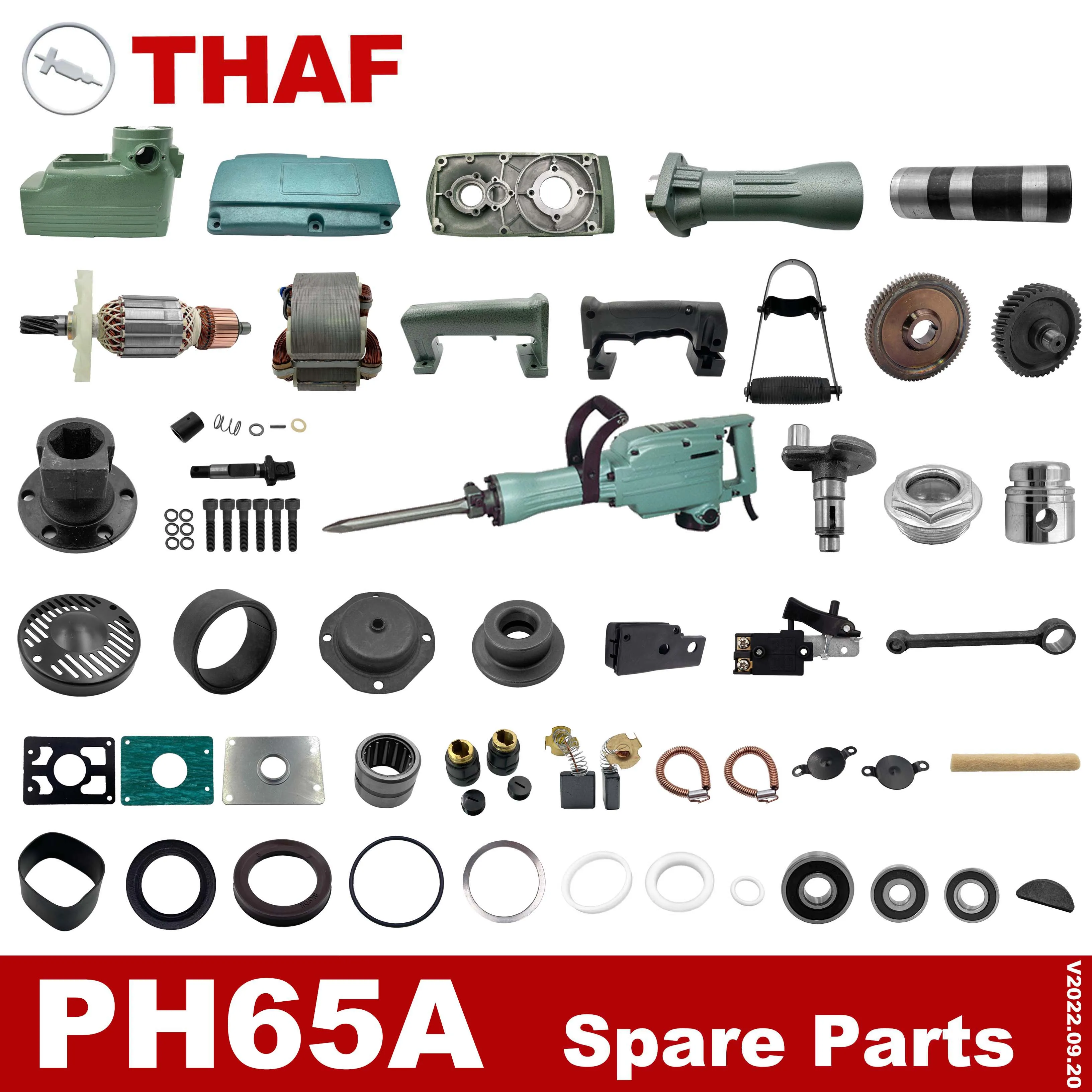 Replacement Spare Parts for HITACHI Demolition Hammer PH65A