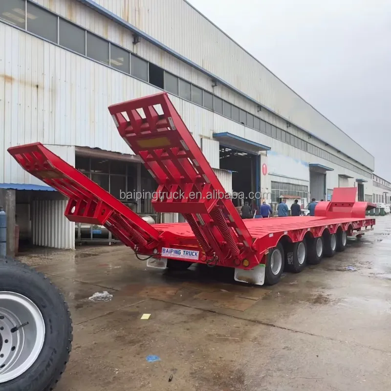 Car Transporter Wabco Car Trailer Trailer Car Carrier Truck 7 Axle Low