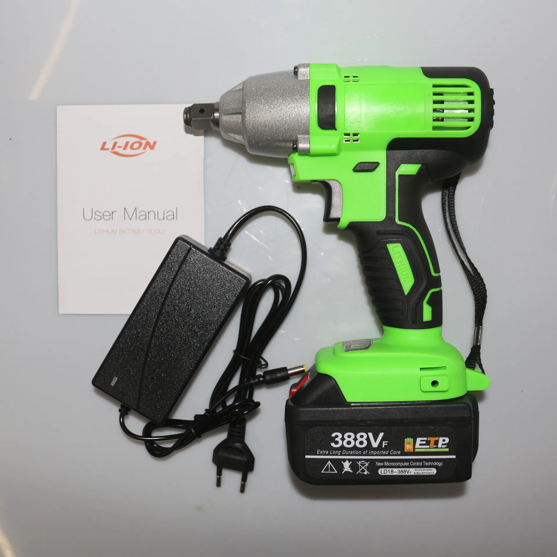 Лидер продаж, Электрический перезаряжаемый гайковерт, бесщеточный ударный гайковерт, беспроводной ударный гайковерт