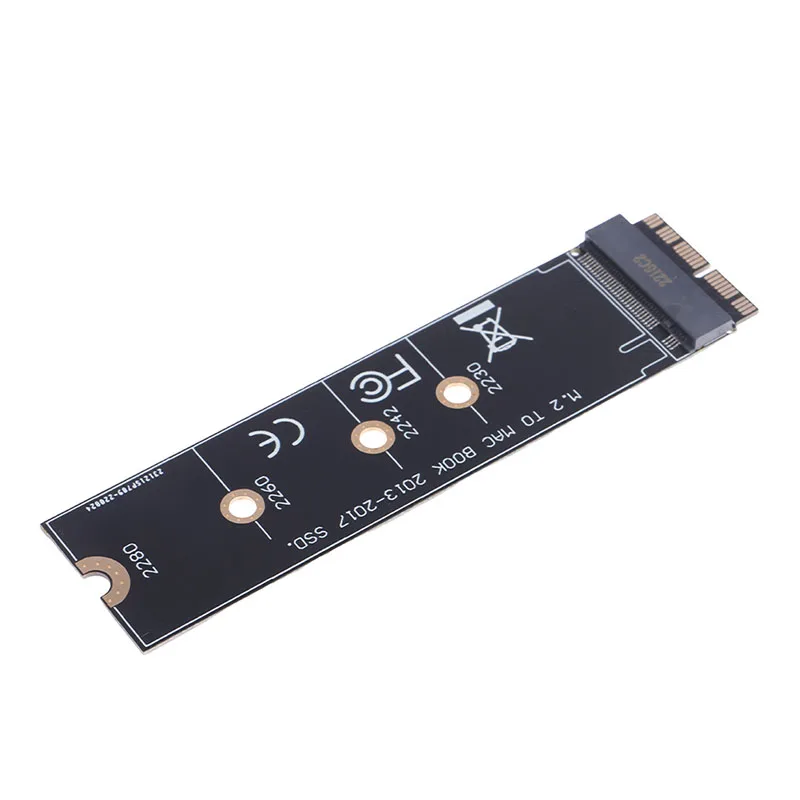 M.2 NVME SSD Konvertierungsadapterkarte Für MacBook Air Pro Retina 2013–2017 NGFF AHCI SSD, Verbessertes Kit Für A1465 A1466 A1398 A1502