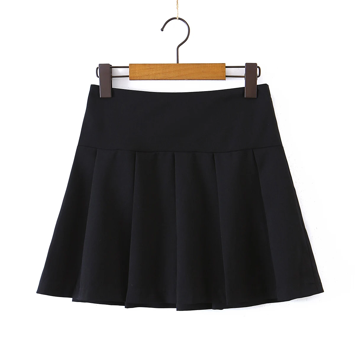 Faldas Plisadas Cortas Con Cremallera Para Mujer,Diseño Vintage,Color Negro - Buy Faldas De Las Para Mujer,Falda Plisada Product on Alibaba.com
