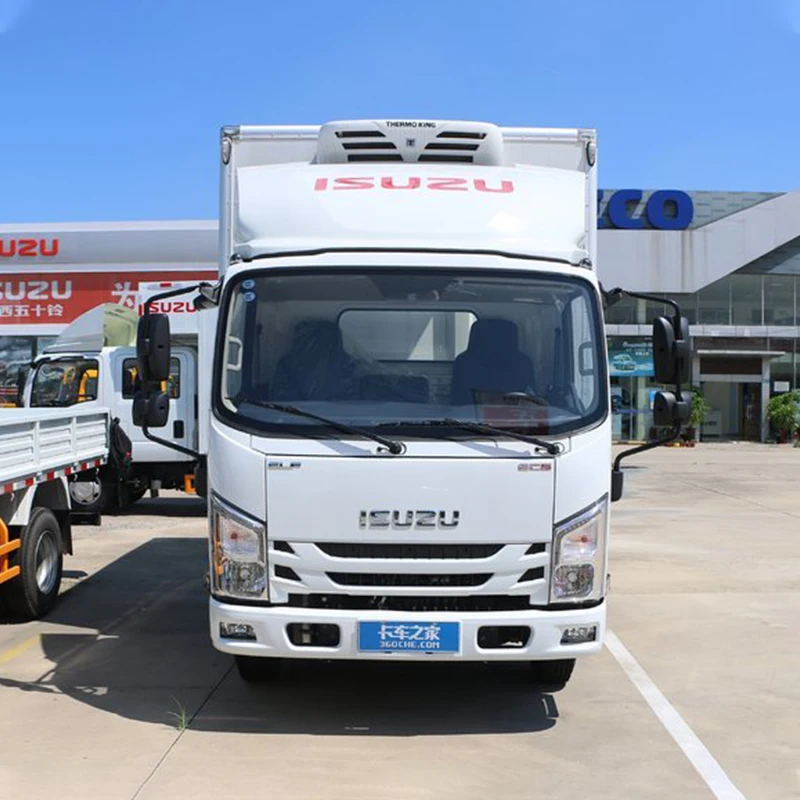 2023 New ISUZU 4x2 Refrigerator Truck Right Hand Drive 105(KW) /116hp Light Truck 4Wheels 10/20/30 Tons Deposit Shipment