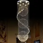 Light Lights Decorative Light Luxury Hotel Decorative Large Crystal Hanging Lamp Stair Light Chandeliers Pendant Lights