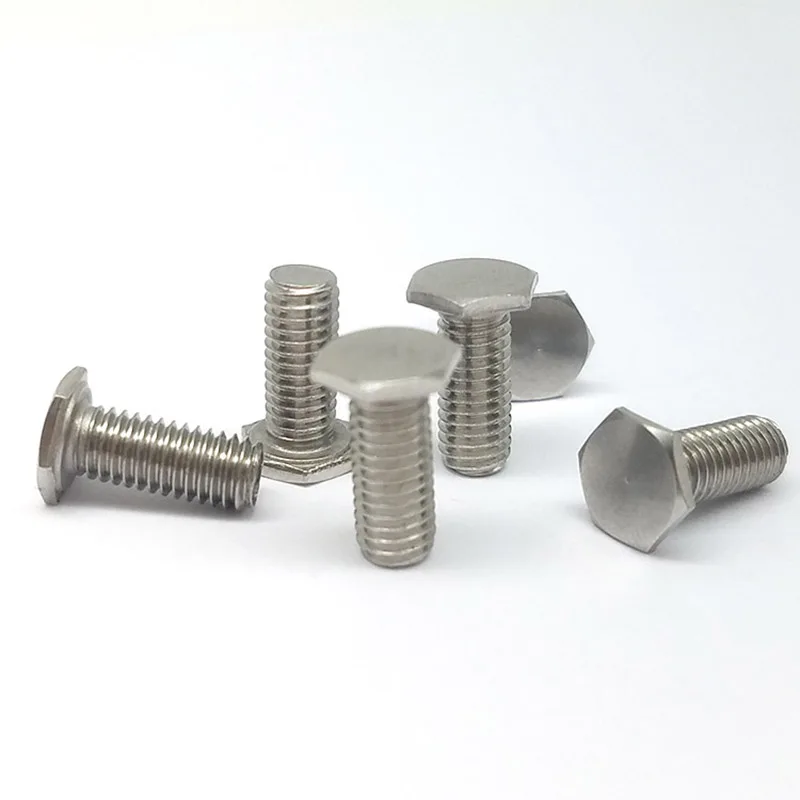 Professional Standard RSCBT M4 M5 M6 M8 Customize Length 304 Stainless Steel Extra Low Hex Head Screws Factory Price