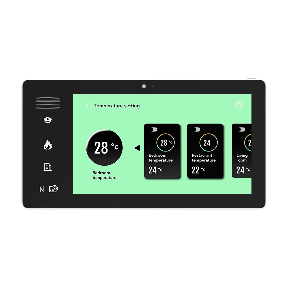 Linux Android Wall Smart Screens Wall Tablet Poe Smart Home Nfc Android Touch Screen Tablet