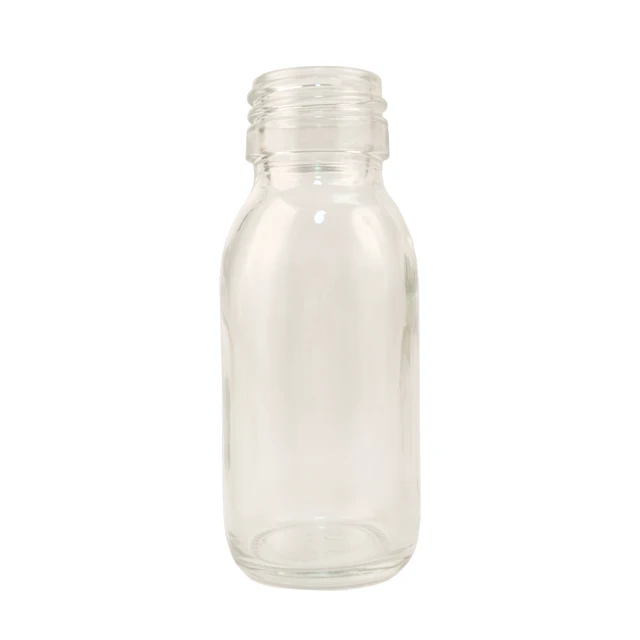 Hot Sale 30ml 60ml Glass Drink Bottle With Screw Cap Glass Energy Water Bottle 60ml