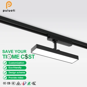 Modern 48V Magnetic Track Light COB Zigbee Dali Dimmable Smart Folding Floodlight for Bedroom Living Room No Main Light Magnet