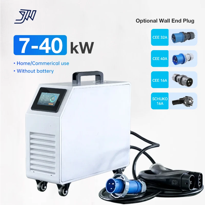 Level 3 CCS  Portable 7kw 30kw 40kw ev home dc charger for car fast charging