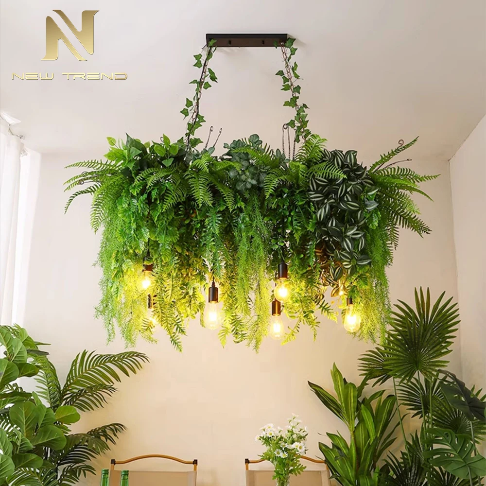 CPL-332 Lámpara inspirada en estilo natural, lámpara colgante LED para jardín interior, decoración de comedor o boda