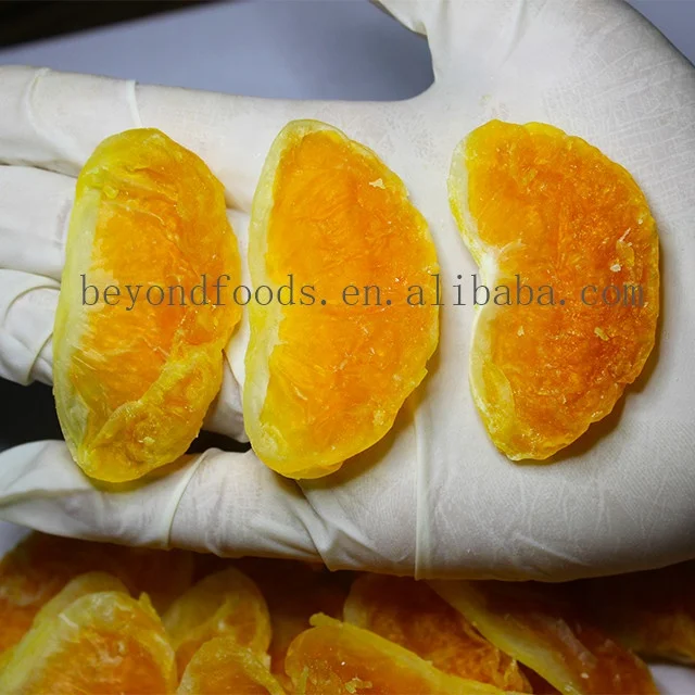 Оптовая продажа, сладкие сушеные фрукты, дегидратированные ломтики мандарина апельсина