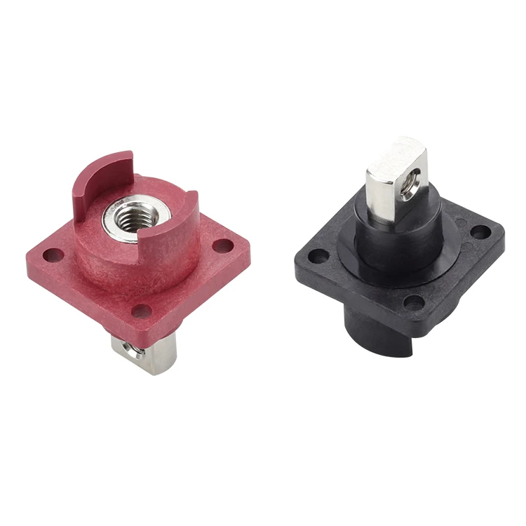 Through Type Copper Battery Terminals Connector Outer Screw Busbar Lug AC DC 50A 100A 150A 200A for New Energy Storage Electric