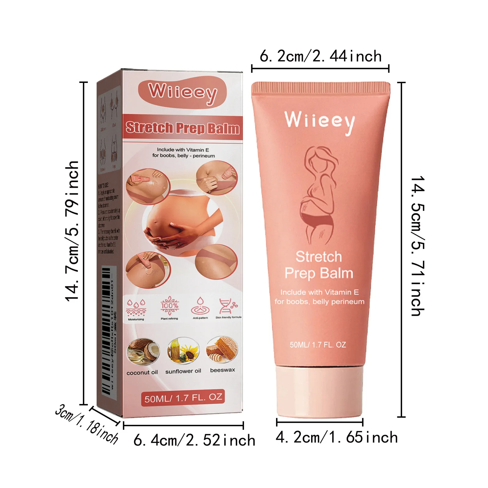 Hot Sale Vegan Stretch Marks Removal Cream Postpartum Body Care Repair Firming Stretch Marks Cream