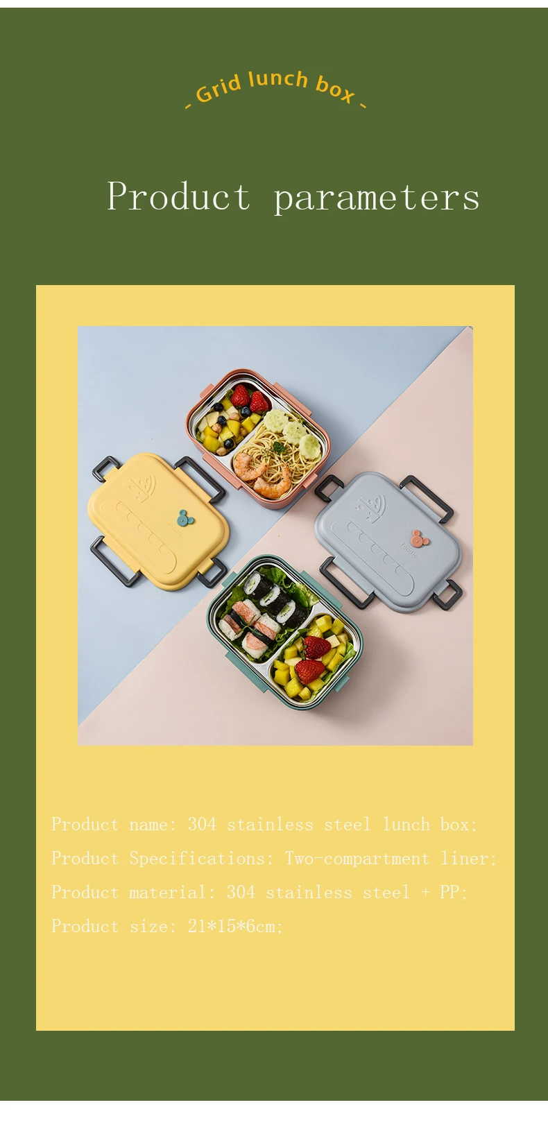 Thermal Lunch Box Bento Box For Kids Lunch Insulated School Set Kids