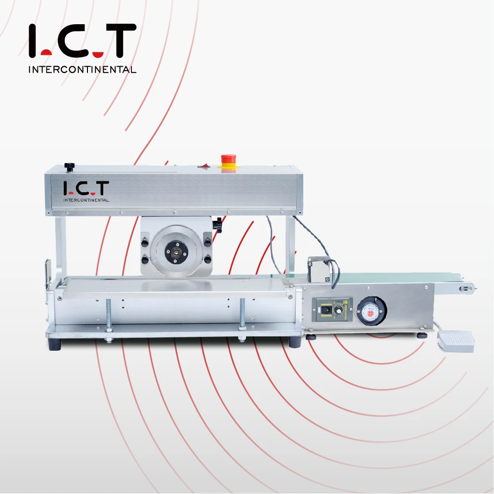 ICT48 V Cut PCB Separator Manual Blade Grinding Machine, PCB Depanel Machine, LED Board Lead  CNC PCB Cutting Machine Manual