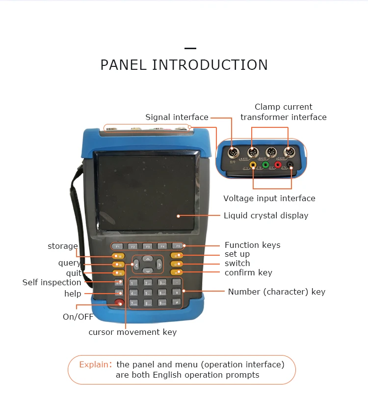 KDZD5000A Three Phase Power Quality Harmonics Analyzer With Waveform ...