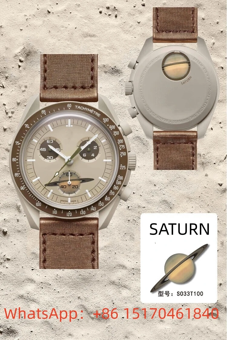 Top Quality Bioceramic 11 Colors Waterproof Chronograph Luxury Brand