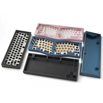 2019 OEM Color Anodized Acrylic Control Machine Brass Aluminium mechanical Keyboard case Cnc lathe machine parts