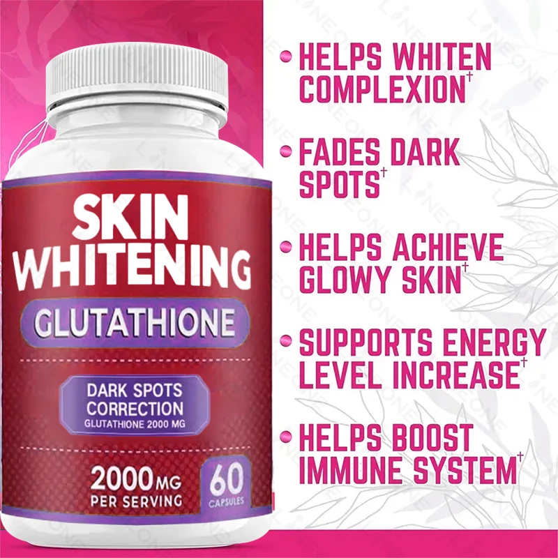 Private Label 2000 mg Supplement Whitening Capsules Effect and Powerful  Skin Whitening Pills