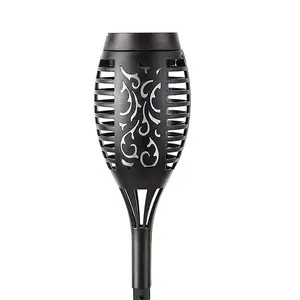 Vertak IP65 Outdoor Solar Light Lawn Torch 200mah Solar Outdoor Led Lawn Light with Light Control