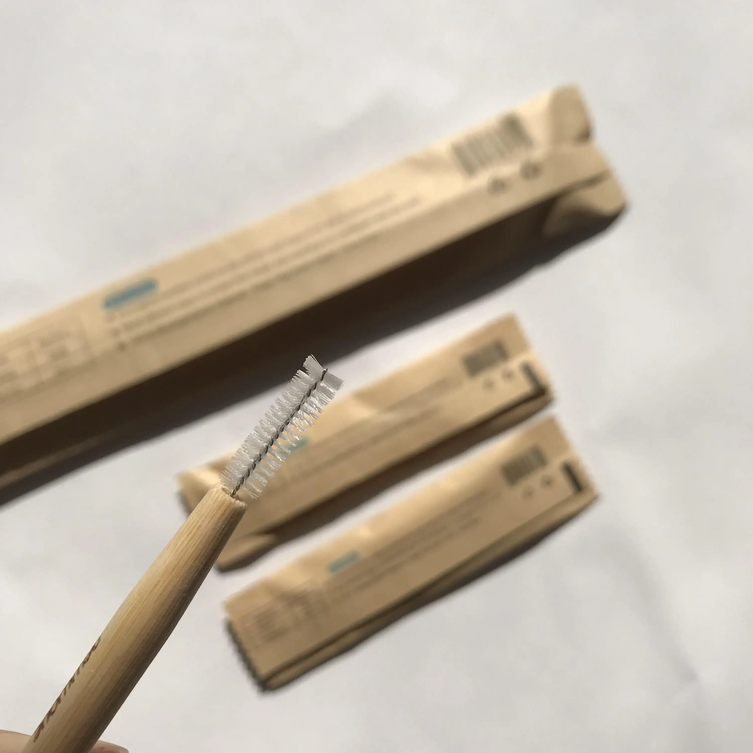 Многоразовая перерабатываемая 100% биоразлагаемая бамбуковая межзубная щетка