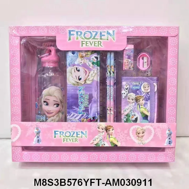 Школьные канцелярские принадлежности, набор из бутылки с водой, пенала, карандашей, канцелярские принадлежности, школьные принадлежности