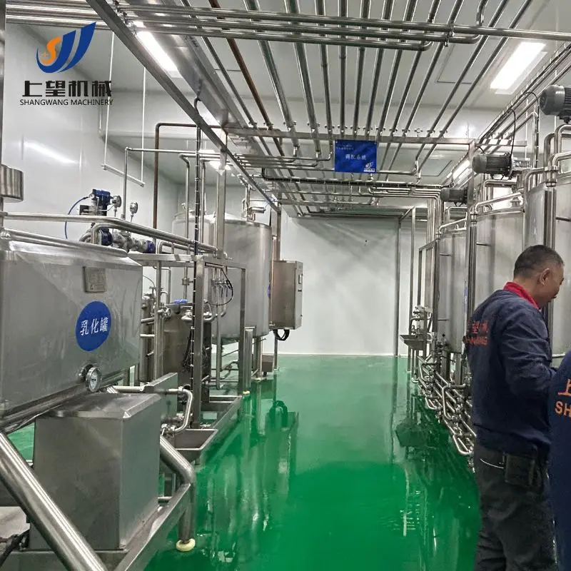 Yogurt Plant Fully Automatic Yogurt Fermentation Pasteurization Maker Machine Complete Small Dairy Greek Yogurt Production Line