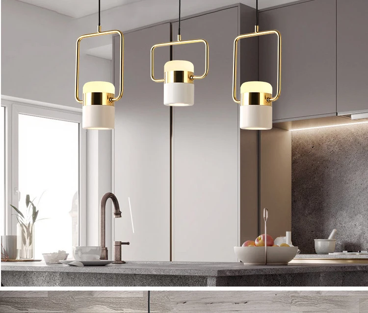 10W Modern LED Spotlight Adjustable 1-Light Pendant Light For Kitchen, Living Room, Display Store